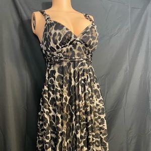 Leopard printed dress